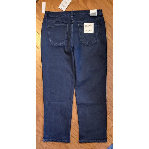 Gloria Vanderbilt Amanda Denim Blue Jeans Size 14S Stretch Slimming Jean - Picture 10 of 12